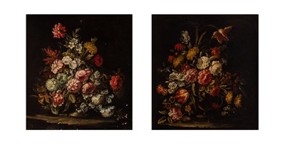 Lot 124 - Continental School 19th Century Floral Still...
