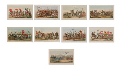 Lot 96 - After C. Jauslin [MILITARY SCENES] Nine...