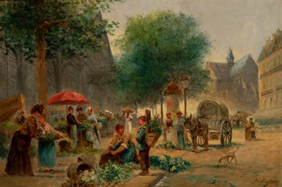 Lot 65 - Fritz Vogler French, 19th Century Vue de Paris...
