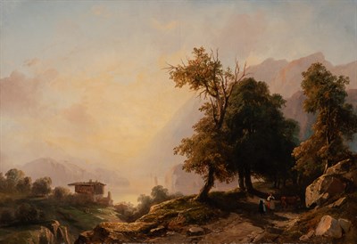 Lot 64 - Jules Louis Philippe Coignet French, 1798-1860...