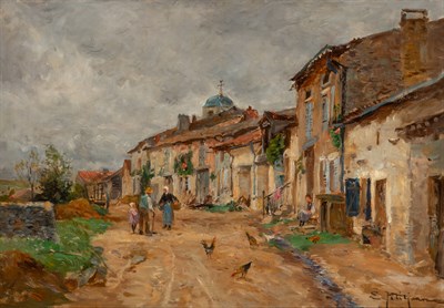 Lot 13 - Edmond Petitjean French, 1844-1925 La rue St....