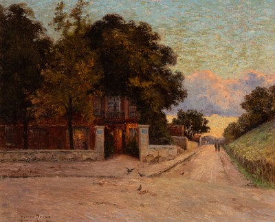 Lot 14 - Pierre Prins French, 1838-1913 Early Morning...