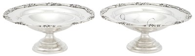 Lot 118 - Pair of Mexican Sterling Silver Compotes...
