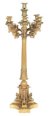 Lot 111 - Restauration Gilt-Bronze Seven-Branch...