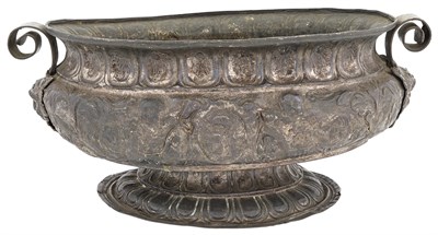 Lot 60 - Continental Silvered-Metal Jardinière Probably...