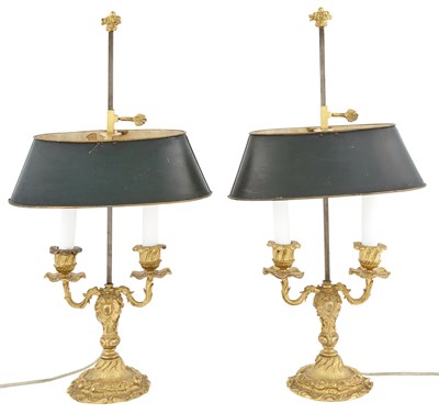 Lot 61 - Pair of Louis XV Style Gilt-Bronze Bouillotte...