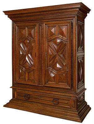 Lot 140 - French Provincial Walnut Armoire First half...