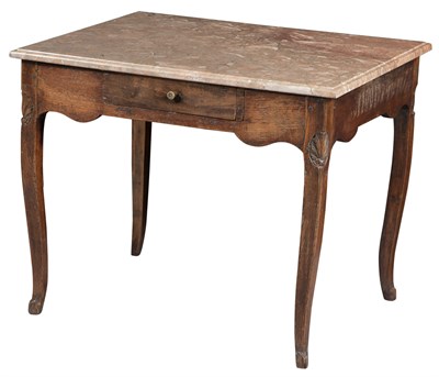 Lot 41 - Louis XV Provincial Oak Table The later...