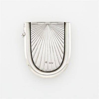 Lot 156 - Fabergé Silver Vesta Case Workmaster Anna...