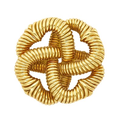 Lot 62 - Cartier Gold Pendant Clip-Brooch