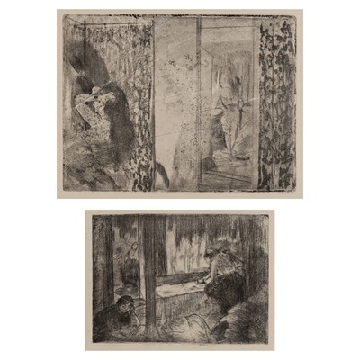Lot 44 - Edgar Degas (1834-1917) LOGES D'ACTRICES; LES...