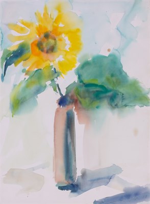 Lot 18 - Joe Eula American, 1925-2004 Sunflower in a...