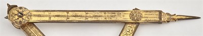 Lot 548 - German Gilt-Brass Compass by Christopher...