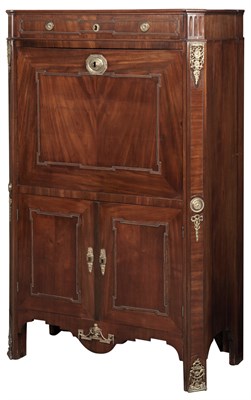 Lot 203 - North European Ormolu-Mounted Mahogany...
