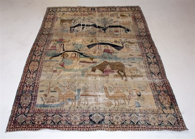 Lot 381 - Lavar Kerman Carpet Southeast Persia, last...