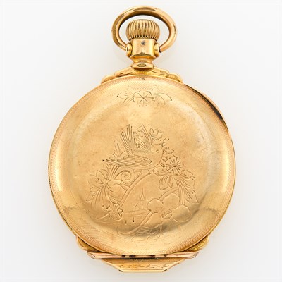Lot 1233 - Elgin Gold Hunting Case Pocket Watch