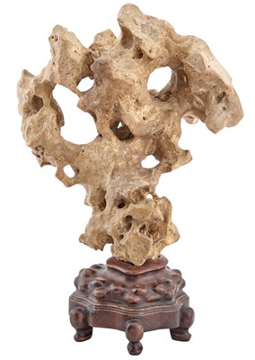 Lot 96 - A Chinese Taihu Scholar's Rock Of irregular...