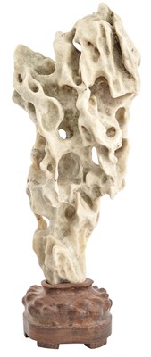 Lot 99 - A Chinese Taihu Scholar's Rock Of irregular...