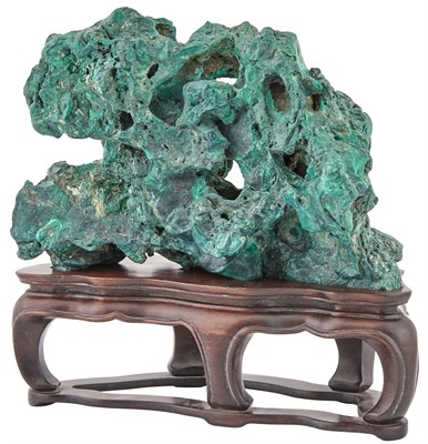 Lot 92 - A Chinese Laoshan Serpentine Scholar's Rock...