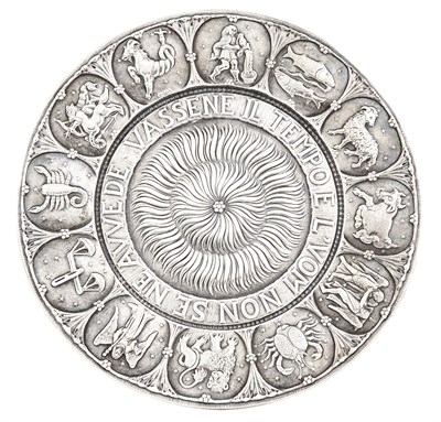 Lot 289 - Buccellati Sterling Silver Zodiac Charger...