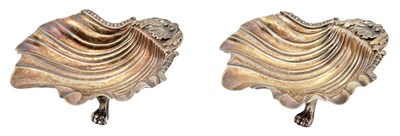 Lot 311 - Pair of George III Sterling Silver Master...