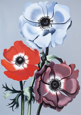 Lot 100 - Lowell Nesbitt American, 1933-1993 Anemone...