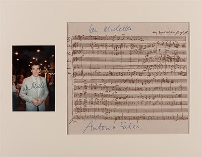 Lot 265 - Sir Ian McKellen Signed musical manuscript...
