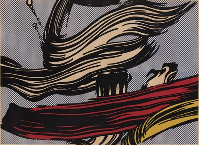 Lot 97 - Roy Lichtenstein (1923-1997) BRUSHSTROKES...