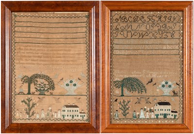 Lot 248 - Needlework Sampler Inscribed Wrought by Fanny...