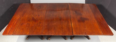 Lot 143 - Mahogany Triple-Pedestal Dining Table