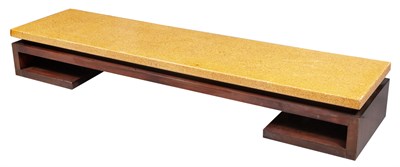 Lot 263 - Paul Frankl Cork and Dark Stained Mahogany Low...