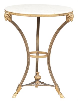 Lot 158 - Louis XVI Style Gilt- and Patinated-Metal and...