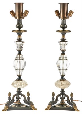 Lot 162 - Pair of Renaissance Revival Gilt and Patinated...