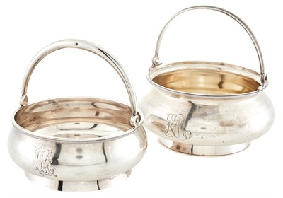 Lot 324 - Two Russian Silver Sugar Bowls Varous makers,...