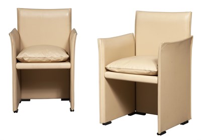 Lot 282 - Pair of Mario Bellini Leather 401 Break...