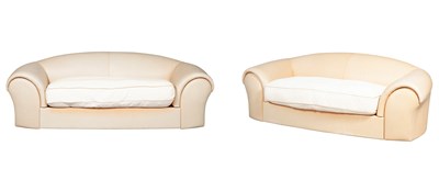 Lot 277 - Pair of Robert Venturi Leather Upholstered...