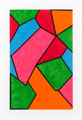 Lot 75 - Mary Heilmann (b. 1940) AUTUMN WAVE Color...