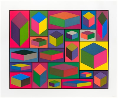 Lot 93 - Sol LeWitt (1928-2007) DISTORTED CUBES (D)...