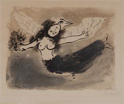 Lot 29 - Marc Chagall (1877-1985) FEMME-OISEAU (MOURLOT...