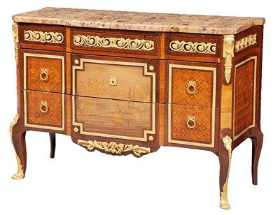 Lot 155 - Louis XV/XVI Transitional Style Gilt-Bronze...