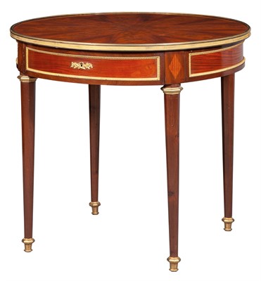 Lot 364 - French Gilt-Bronze Mounted Mahogany Bouillotte...