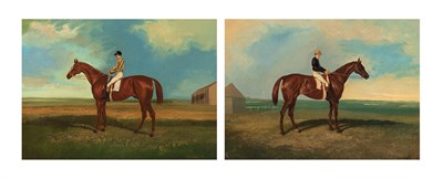 Lot 54 - British School 20th Century Racehorses with...
