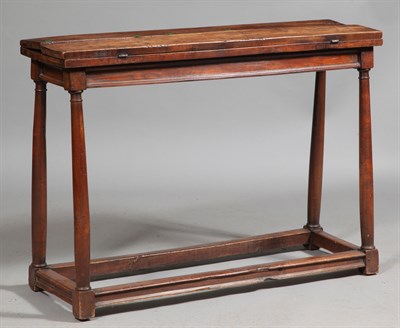 Lot 629 - Continental Baroque Walnut Joined Trestle Table