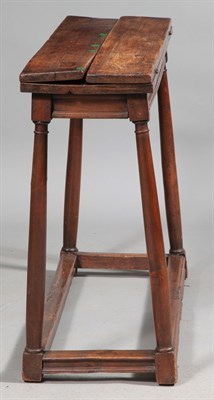 Lot 555 - Continental Baroque Walnut Joined Trestle...