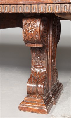 Lot 559 - Italian Renaissance Walnut Long Trestle Table...