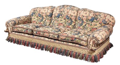 Lot 716 - Three-Cushion Sofa Height 39 inches (99 cm),...
