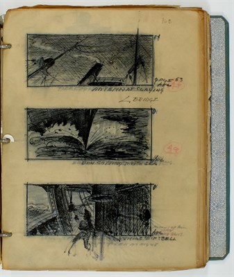 Lot 167 - [Film Storyboards] Franz Bachelin. The Sea...