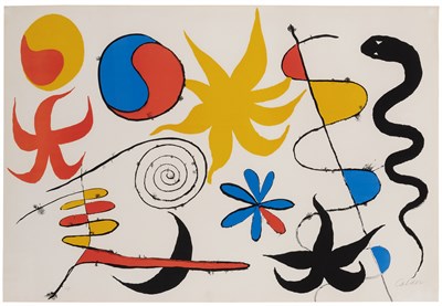 Lot 23 - Alexander Calder (1898-1976) COMPOSITION Color...