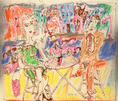 Lot 82 - James Rizzi American, 1950-2011 The Wine...