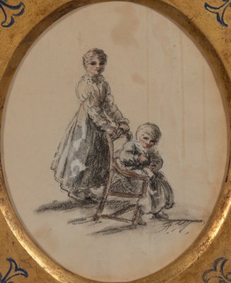 Lot 62 - Attributed to Francis Wheatley Two Children...
